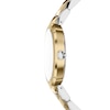 Thumbnail Image 3 of Ladies' Armani Exchange Audora Gold-Tone IP and Stainless Steel Watch with Silver-Tone Dial (Model: AX4406)
