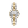 Thumbnail Image 5 of Ladies' Armani Exchange Audora Gold-Tone IP and Stainless Steel Watch with Silver-Tone Dial (Model: AX4406)