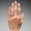Thumbnail Image 2 of 1/2 CT. T.W. Princess-Cut Certified Lab-Grown Diamond Frame Promise Ring in 10K White Gold (F/VS2)