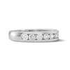 Thumbnail Image 4 of 1 CT. T.W. Lab-Grown Diamond Channel Anniversary Band in 14K White Gold (F/VS2)