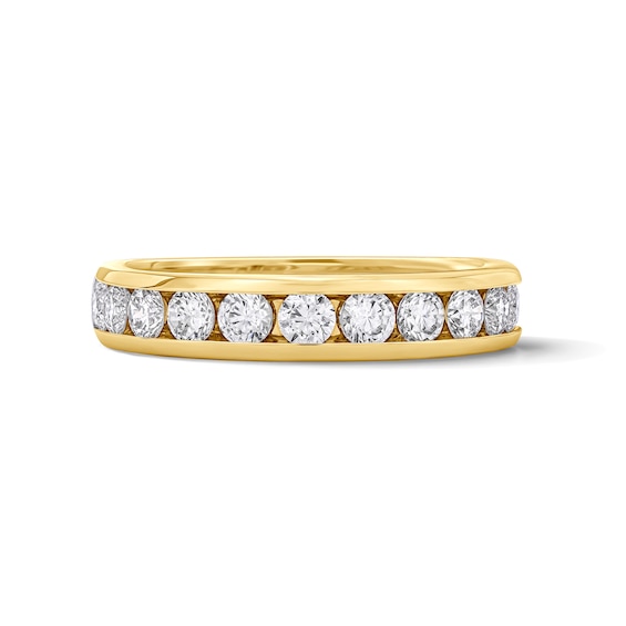 1 CT. T.w. Lab-Grown Diamond Channel-Set Anniversary Band in 14K Yellow Gold (F/Vs2)