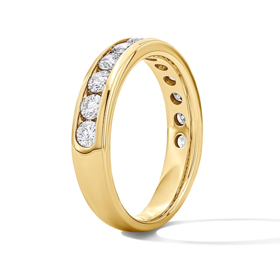 1 CT. T.w. Lab-Grown Diamond Channel-Set Anniversary Band in 14K Yellow Gold (F/Vs2)