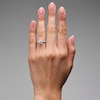 Thumbnail Image 2 of Grand Firework 1-1/2 CT. T.W. Round-Cut Certified Lab-Grown Diamond Frame Engagement Ring in 14K White Gold (F/VS2)