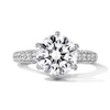 Thumbnail Image 1 of Grand Firework 3-7/8 CT. T.W. Certified Lab-Grown Diamond Engagement Ring in 14K White Gold (F/VS2)