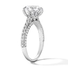 Thumbnail Image 5 of Grand Firework 3-7/8 CT. T.W. Certified Lab-Grown Diamond Engagement Ring in 14K White Gold (F/VS2)