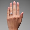 Thumbnail Image 2 of Grand Firework 2-5/8 CT. T.W. Pear-Shaped Certified Lab-Grown Diamond Frame Engagement Ring in 14K White Gold (F/VS2