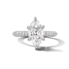 Thumbnail Image 1 of Grand Firework 3 CT. T.W. Marquise-Cut Certified Lab-Grown Diamond Engagement Ring in 14K White Gold (F/VS2)