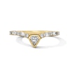 Thumbnail Image 1 of 1/2 CT. T.W. Shield-Shaped Lab-Grown Diamond Anniversary Band in 14K Gold (F/VS2)
