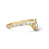 Thumbnail Image 4 of 1/2 CT. T.W. Shield-Shaped Lab-Grown Diamond Anniversary Band in 14K Gold (F/VS2)