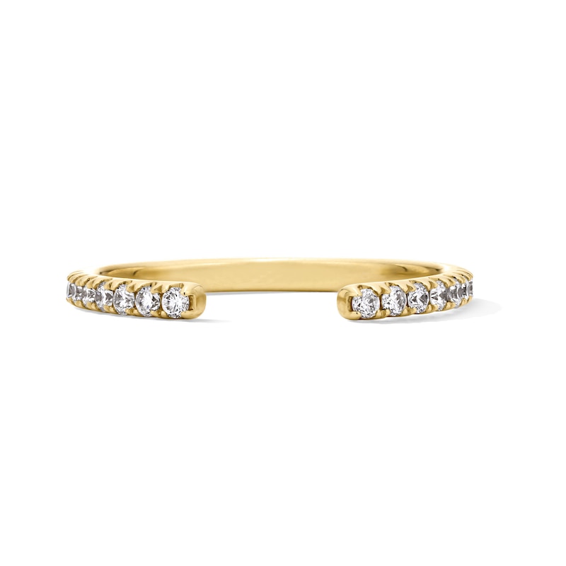 Main Image 1 of 1/5 CT. T.W. Lab-Grown Diamond Open Anniversary Band in 14K Gold (F/VS2)