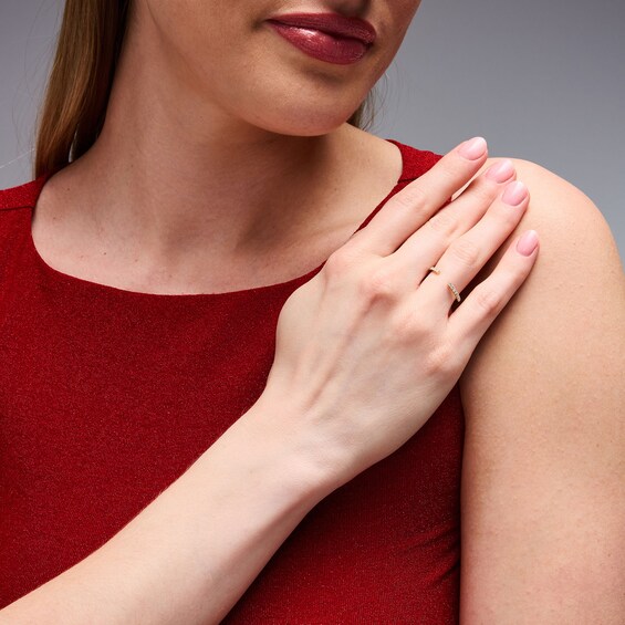 1/5 CT. T.w. Lab-Grown Diamond Open Anniversary Band in 14K Gold (F/Vs2)