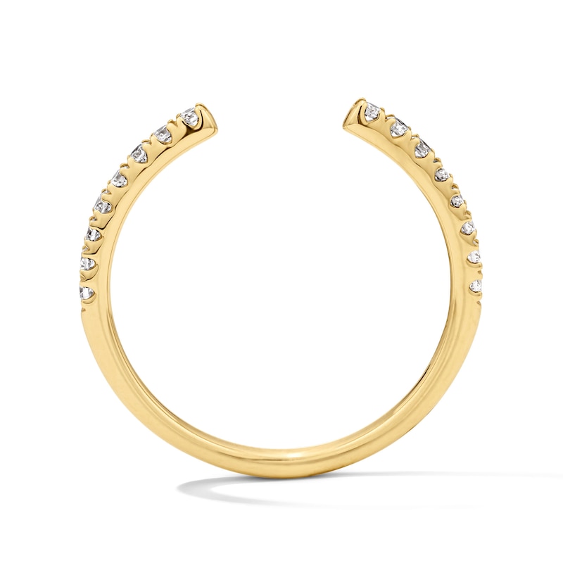 Main Image 3 of 1/5 CT. T.W. Lab-Grown Diamond Open Anniversary Band in 14K Gold (F/VS2)