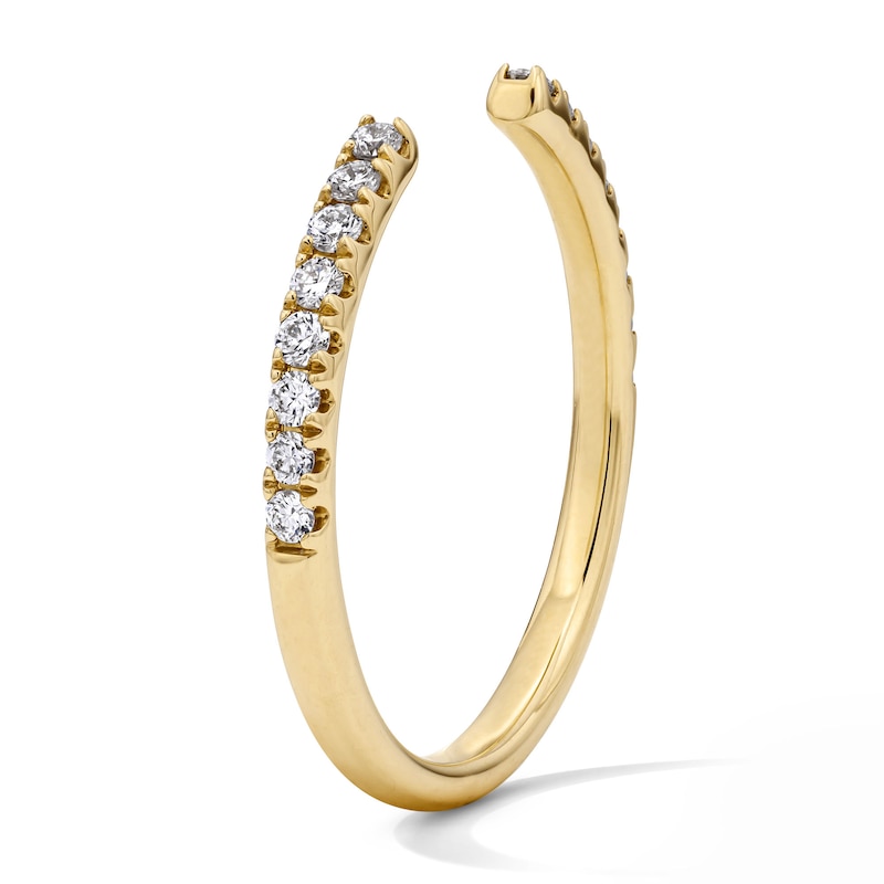 Main Image 5 of 1/5 CT. T.W. Lab-Grown Diamond Open Anniversary Band in 14K Gold (F/VS2)