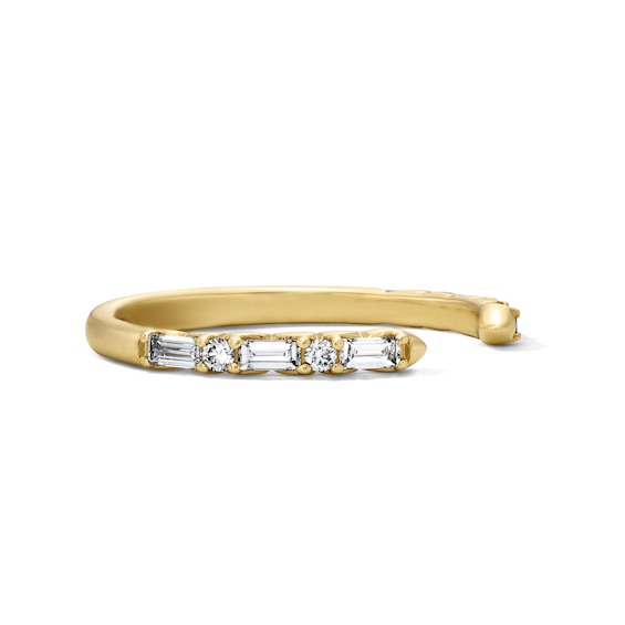 1/3 CT. T.w. Baguette-Cut Lab-Grown Diamond Enhancer Ring in 14K Gold (F/Vs2)