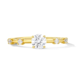 Modern Reflection 1/2 CT. T.W. Lab-Grown Diamond Engagement Ring in 10K Gold (F/VS2)