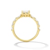 Thumbnail Image 3 of 1-1/3 CT.T.W. Step-Cut Pear-Shaped Certified Lab-Grown Diamond Engagement Ring in 14K Gold (F/VS2)