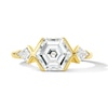 Thumbnail Image 1 of 2-3/8 CT. T.W. Hexagon and Kite-Shaped Certified Lab-Grown Diamond Engagement Ring in 14K Gold (F/VS2)