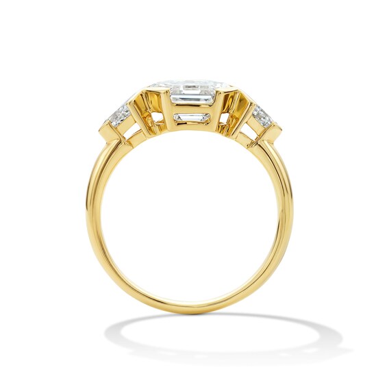 2-3/8 CT. T.w. Hexagon and Kite-Shaped Certified Lab-Grown Diamond Engagement Ring in 14K Gold (F/Vs2)