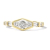 Thumbnail Image 1 of 1-3/8 CT. T.W. Elongated Hexagon-Cut Certified Lab-Grown Diamond Engagement Ring in 14K Gold (F/VS2)