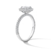Thumbnail Image 5 of Grand Firework 1-1/2 CT. T.W. Princess-Cut Certified Lab-Grown Diamond Frame Engagement Ring in 14K White Gold (F/VS2)