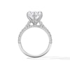 Thumbnail Image 3 of Grand Firework 6 CT. T.W. Oval Certified Lab-Grown Diamond Engagement Ring in 14K White Gold (F/VS2)