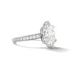 Thumbnail Image 4 of Grand Firework 6 CT. T.W. Oval Certified Lab-Grown Diamond Engagement Ring in 14K White Gold (F/VS2)