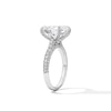 Thumbnail Image 5 of Grand Firework 6 CT. T.W. Oval Certified Lab-Grown Diamond Engagement Ring in 14K White Gold (F/VS2)