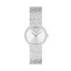Thumbnail Image 1 of Ladies' Movado Museum Velura Stainless Steel Watch with Lab-Grown Diamond Bezel (Model: 0607933)