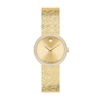 Thumbnail Image 1 of Ladies' Movado Gold-Tone PVD Stainless Steel Watch with Lab-Grown Diamond Bezel (Model: 0607934)