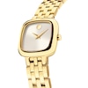 Thumbnail Image 2 of Ladies' Movado Museum Mini Cushion Gold-Tone PVD Stainless Steel Watch with Champagne Dial (Model: 0608095)