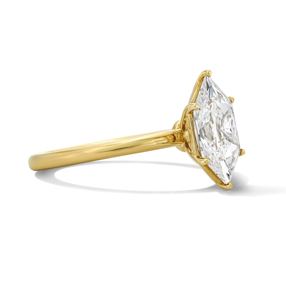 2 CT. T.w. Duchess Marquise-Cut Certified Lab-Grown Diamond Solitaire Engagement Ring in 14K Gold (F/Vs2)