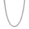 Thumbnail Image 1 of 4.95mm Oxidized Miami Cuban Curb Chain Necklace in Solid Sterling Silver - 22"