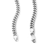 Thumbnail Image 2 of 4.95mm Oxidized Miami Cuban Curb Chain Necklace in Solid Sterling Silver - 22"