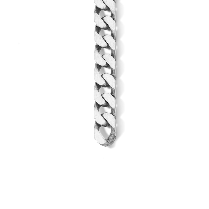 Main Image 2 of 3.84mm Oxidized Box Chain Bracelet in Solid Sterling Silver - 8"