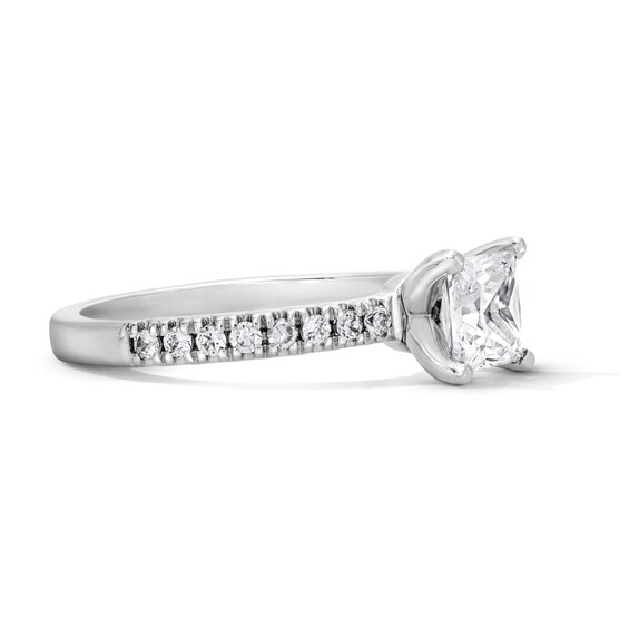 Classic Heirloom 1-1/4 CT. T.w. Princess-Cut Certified Diamond Engagement Ring in 14K White Gold (G/I1, H/I1)