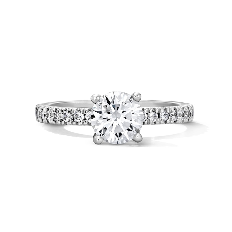 Main Image 1 of Classic Heirloom 1-1/4 CT. T.W. Certified Diamond Ring in 14K White Gold (G/I1, H/I1)