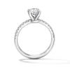 Thumbnail Image 3 of Classic Heirloom 1-1/4 CT. T.W. Certified Diamond Ring in 14K White Gold (G/I1, H/I1)