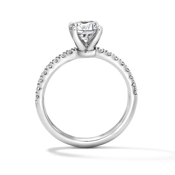 Classic Heirloom 1-1/4 CT. T.w. Certified Diamond Ring in 14K White Gold (G/I1, H/I1)