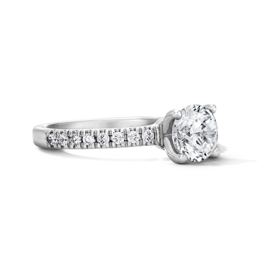 Classic Heirloom 1-1/4 CT. T.w. Certified Diamond Ring in 14K White Gold (G/I1, H/I1)