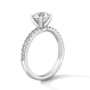 Thumbnail Image 5 of Classic Heirloom 1-1/4 CT. T.W. Certified Diamond Ring in 14K White Gold (G/I1, H/I1)