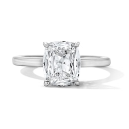 2 CT. T.W. Elongated Cushion-Cut Certified Lab-Grown Diamond Solitaire Engagement Ring in 14K White Gold (F/VS2)