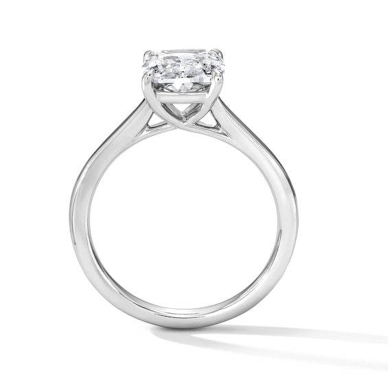 2 CT. T.w. Elongated Cushion-Cut Certified Lab-Grown Diamond Solitaire Engagement Ring in 14K White Gold (F/Vs2)