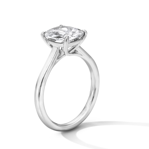 2 CT. T.w. Elongated Cushion-Cut Certified Lab-Grown Diamond Solitaire Engagement Ring in 14K White Gold (F/Vs2)