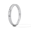 Thumbnail Image 5 of 1/4 CT. T.W. Lab-Grown Diamond Channel Anniversary Band in 14K White Gold (F/VS2)