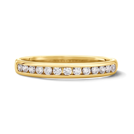 1/4 CT. T.w. Lab-Grown Diamond Channel Anniversary Band in 14K Gold (F/Vs2)