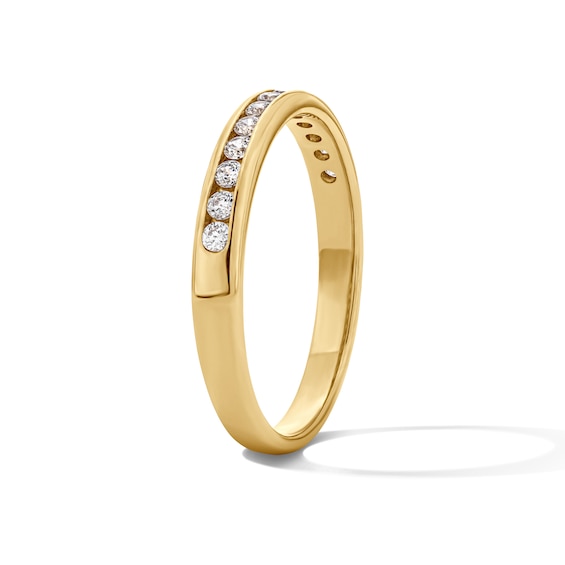 1/4 CT. T.w. Lab-Grown Diamond Channel Anniversary Band in 14K Gold (F/Vs2)