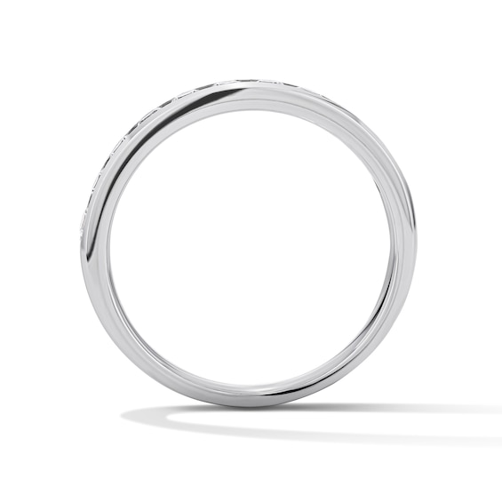 1/2 CT. T.w. Lab-Grown Diamond Channel Anniversary Band in 14K White Gold (F/Vs2)