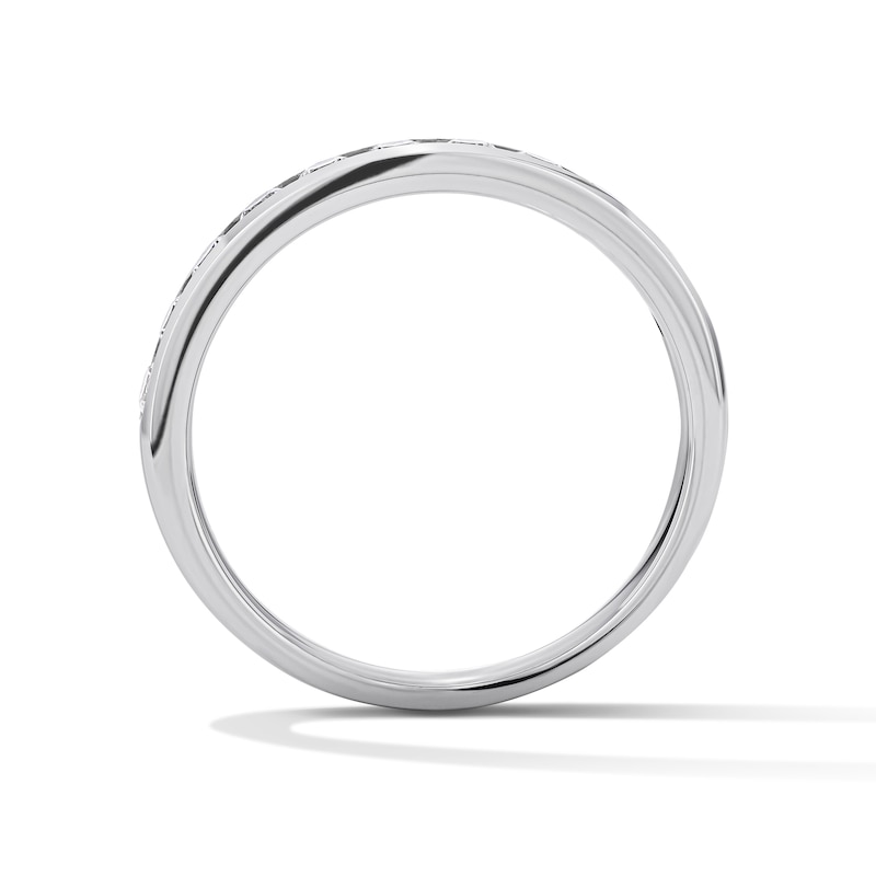Main Image 3 of 1/2 CT. T.W. Lab-Grown Diamond Channel Anniversary Band in 14K White Gold (F/VS2)