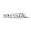 Thumbnail Image 4 of 1/2 CT. T.W. Lab-Grown Diamond Channel Anniversary Band in 14K White Gold (F/VS2)