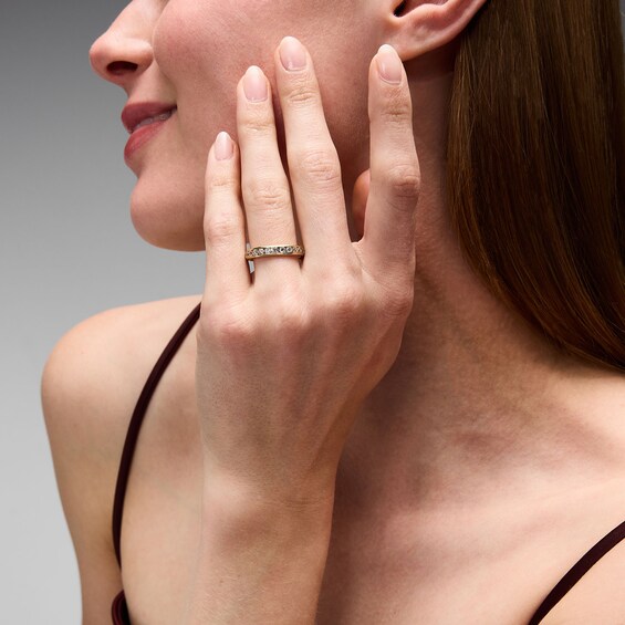 1/2 CT. T.w. Lab-Grown Diamond Channel Anniversary Band in 14K Gold (F/Vs2)